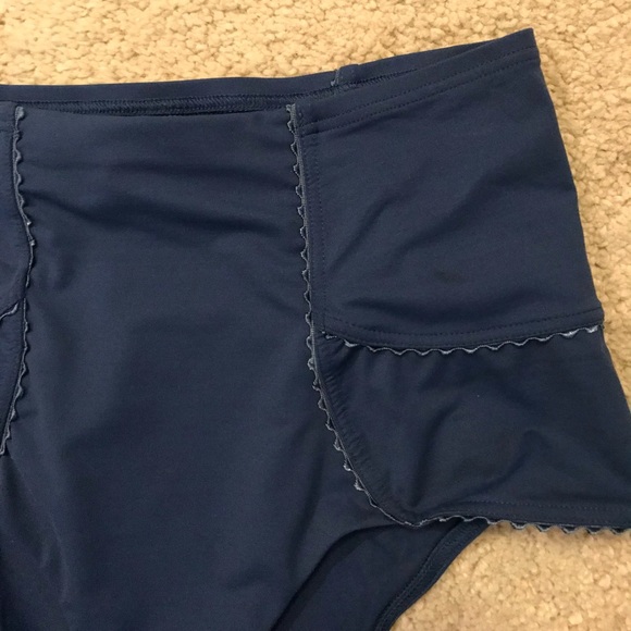 Princesse Tam Tam blue high-waist swim suit - Picture 8 of 10